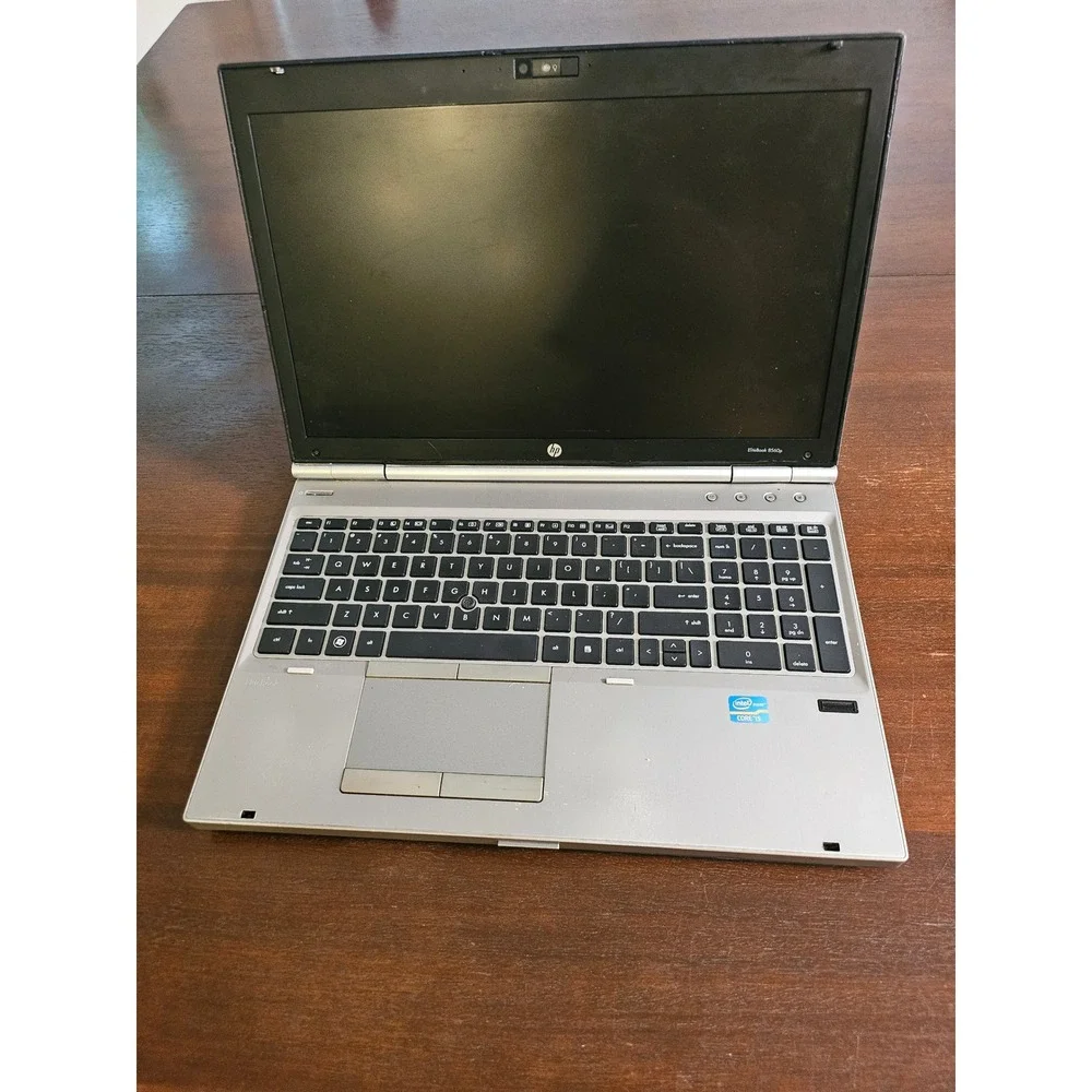 HP EliteBook 8560p Laptop 15.6 Silver Intel Core i5 DVD Drive Parts Only No Cord